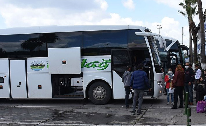 Şehirler arası otobüsler sefere hazır