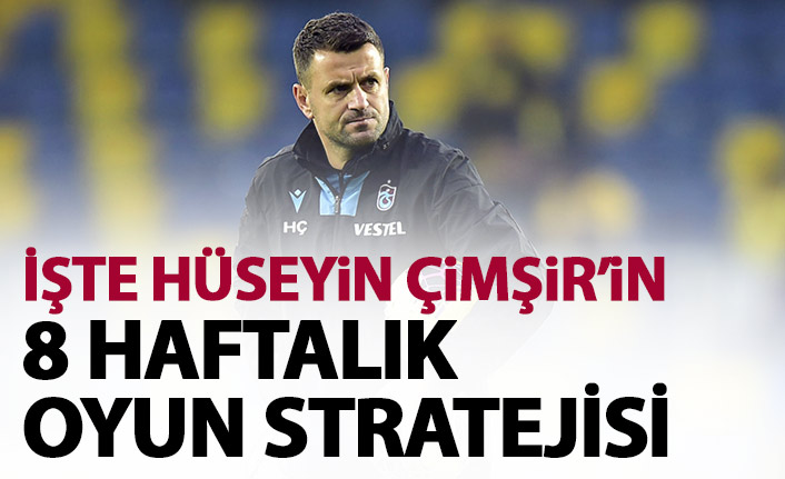 Trabzonspor'un 8 haftalık oyun planı belirlendi