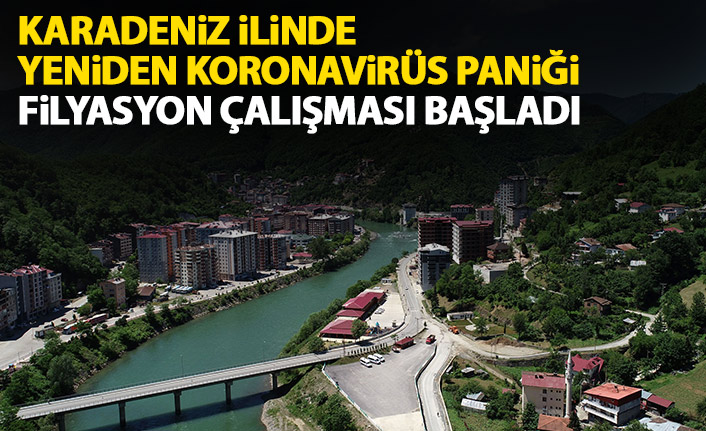 ilk Koronavirüs karantinası uygulanan Artvin'de yeni vakalar sonrası filyasyon başladı