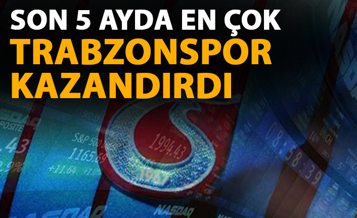 Son 5 ayın en çok kazandıranı Trabzonspor!