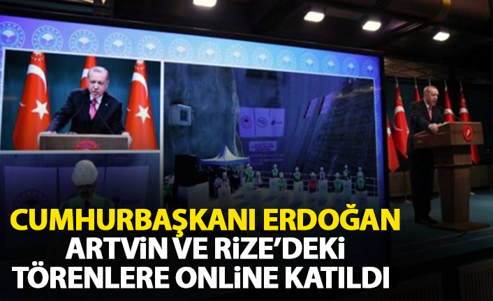 Cumhurbaşkanı Erdoğan 4 ilden 5 törene canlı bağlandı