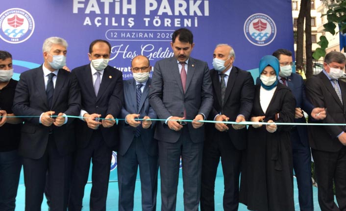 Trabzon'da Fatih Parkı açılışı yapıldı