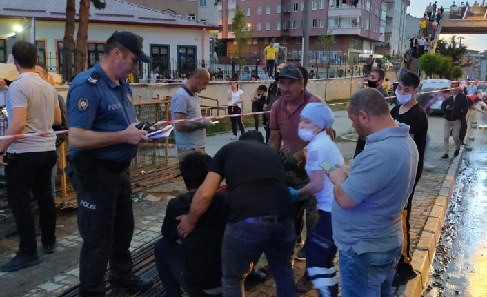 Ordu'da otel inşaatında göçük!