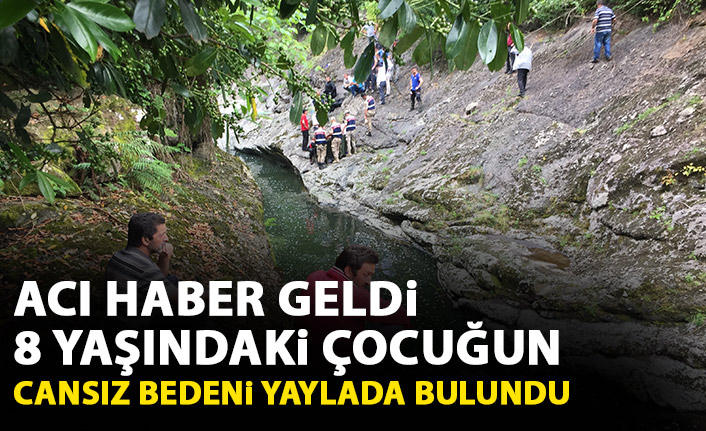 8 yaşındaki çocuğun cesedi yaylada bulundu