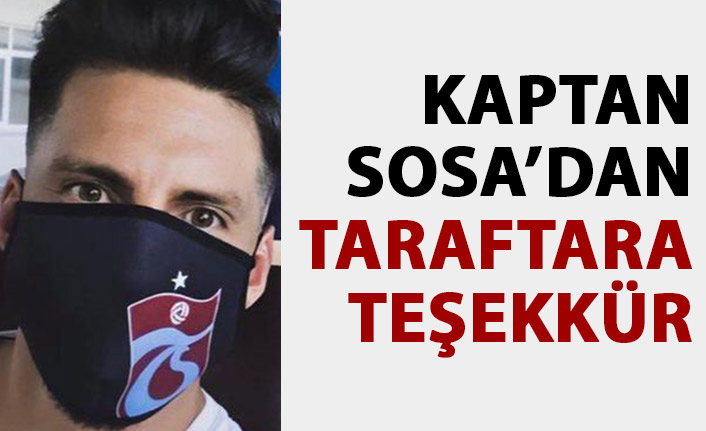 Sosa'dan Trabzonspor taraftarına teşekkür