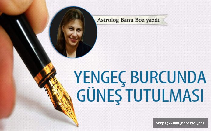 Yengeç burcunda güneş tutulması 17-06-2020