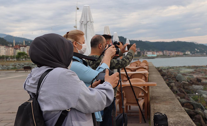 Trabzon'da fotoğraf tutkunları bir araya geldi