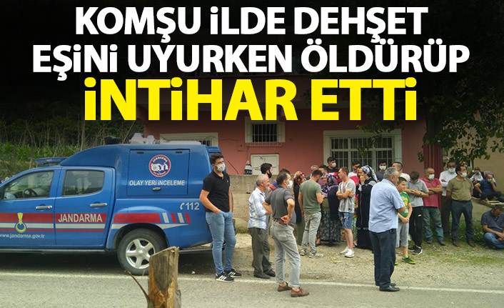 Giresun'da dehşet! Eşini uyurken bıçaklayarak öldürüp intihar etti