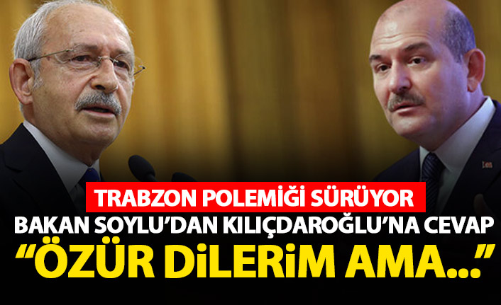 Bakan Soylu'dan Kılıçdaroğlu'na cevap: Özür dilerim ama...