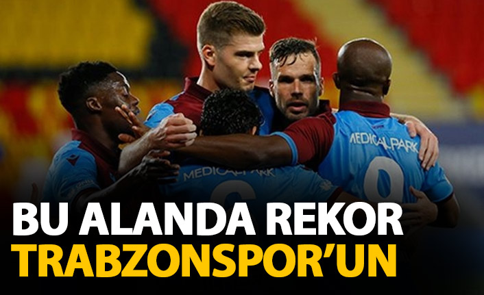 Rekor Trabzonspor'un ellerinde