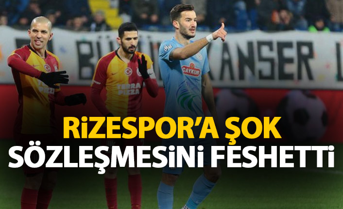 Rizespor'a şok! Sözleşmesini tek taraflı feshetti