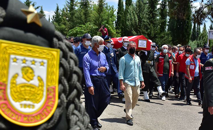 Şehit Piyade Teğmen Yunus Gül son yolculuğuna uğurlandı