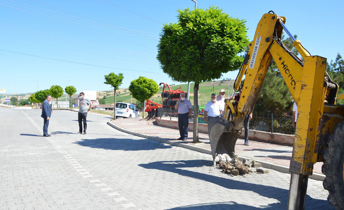 Havza’da asfalt çalışması başladı