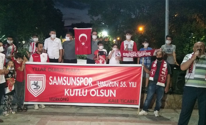 Samsunspor'un kuruluşunun 55. yılı kutlandı