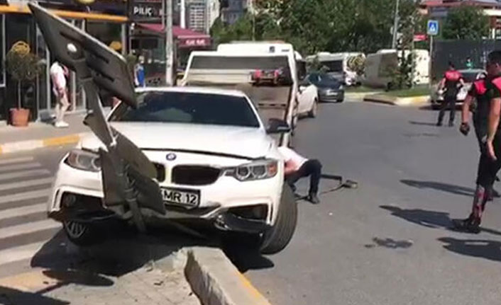 Polisten kaçan şüpheliler kaza yaptı