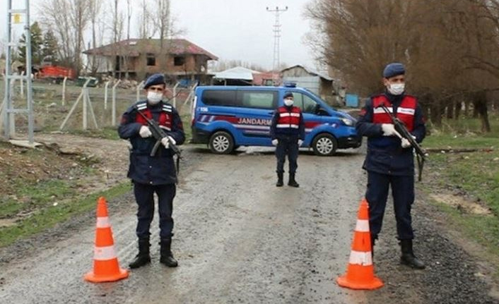 Giresun'da Karaağaç köyünde karantina