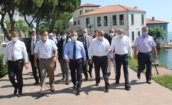 Ordu Valisi Sonel, Ünye ilçesinde ziyaretlerde bulundu