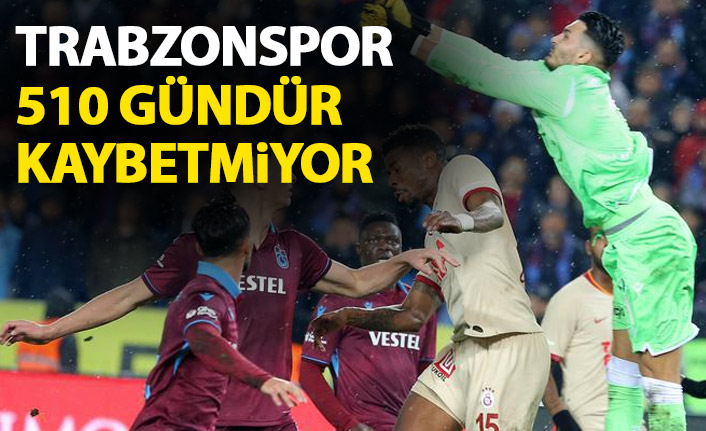 Trabzonspor 510 gündür İstanbul'a kaybetmiyor