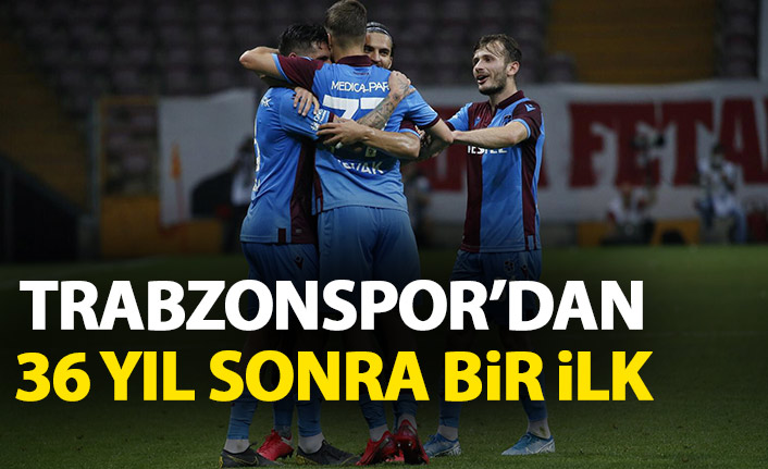 Trabzonspor'dan 36 yıl sonra bir ilk