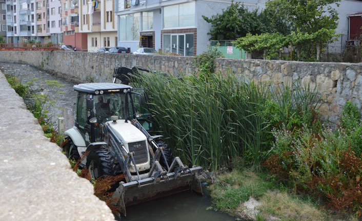 Havza’da dere yatağı temizliği