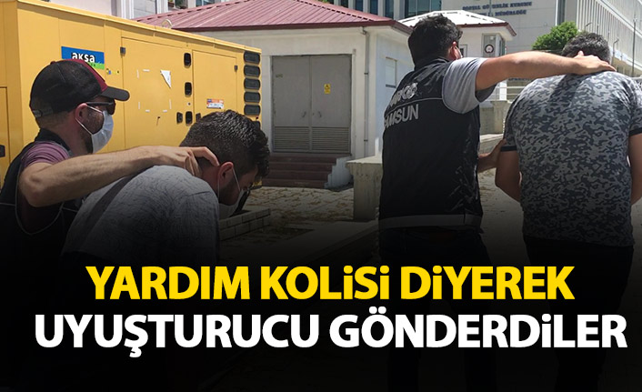 Yardım kolisi diye uyuşturucu gönderdiler