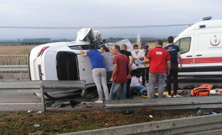 Karadeniz Sahil yolunda kaza: 5 Yaralı