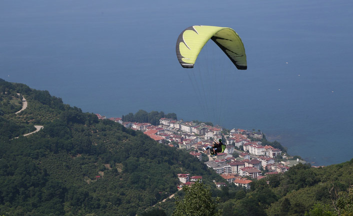 Ordu’da yamaç paraşütü uçuşları tekrar başladı