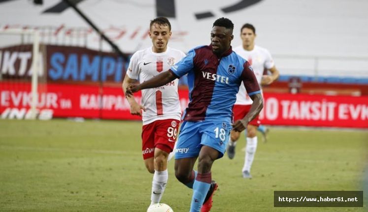 Trabzonspor vasatı aşamadı, şampiyonluk hayallerini yerle bir etti