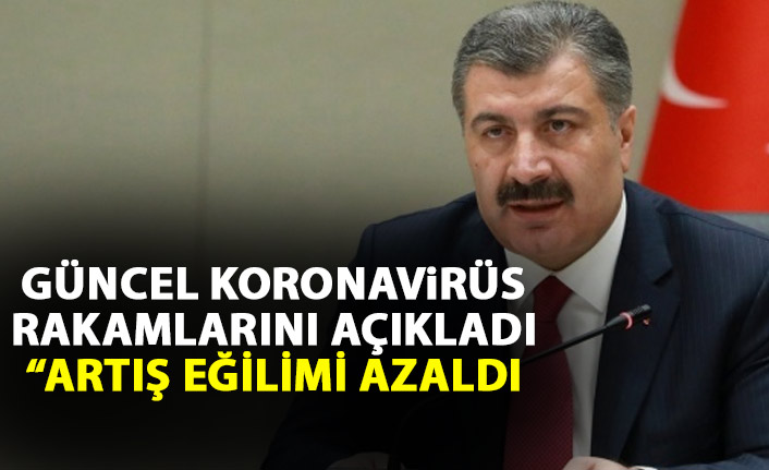 Güncel koronavirüs rakamları açıklandı: Artış eğilimi azaldı