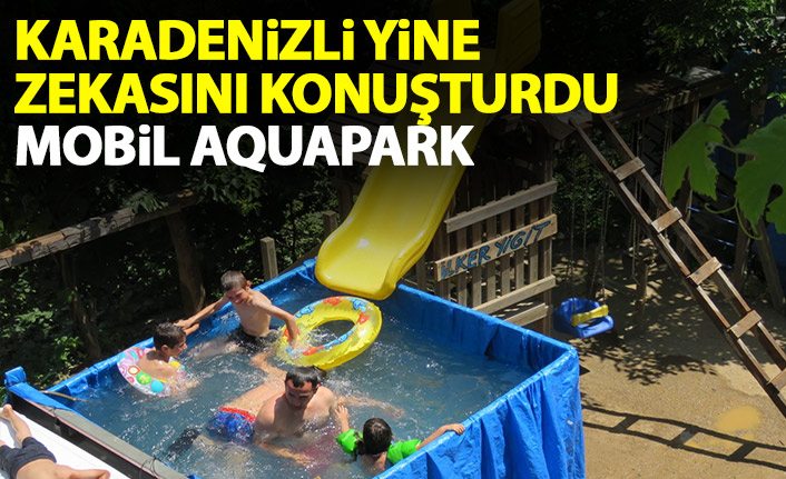 Artvin’de mobil aqua parklı havuz