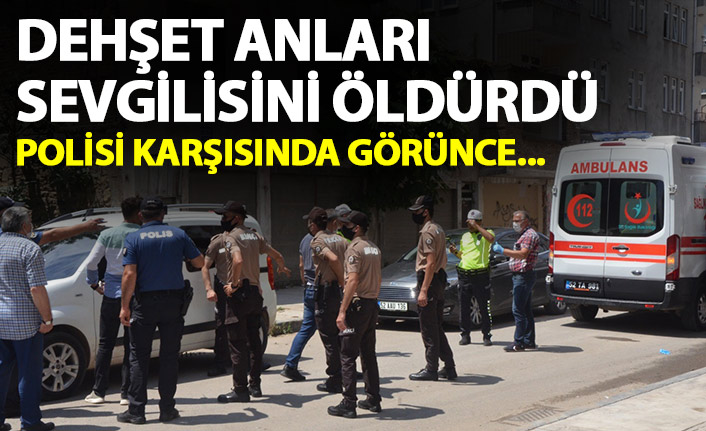 Karadeniz ilinde dehşet anları! Sevgilisini öldürdü polisi görünce...