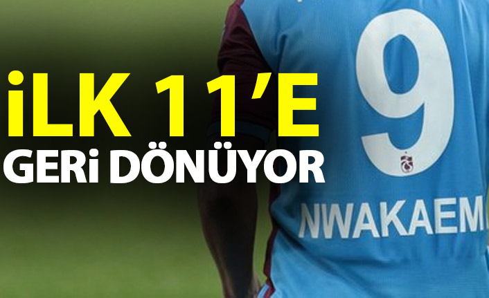 Trabzonspor'a Nwakaeme müjdesi