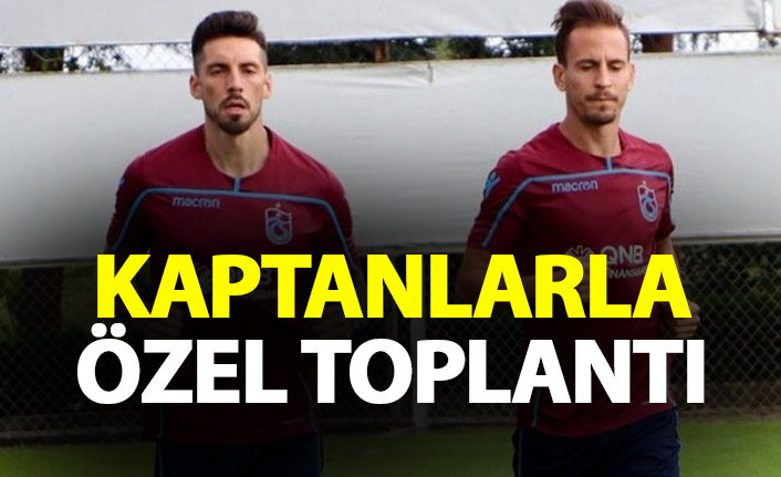 Trabzonspor'da kaptanlarla özel toplantı