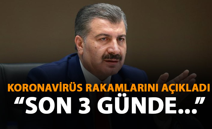 Günlük koronavirüs rakamları açıklandı: Son 3 günde...