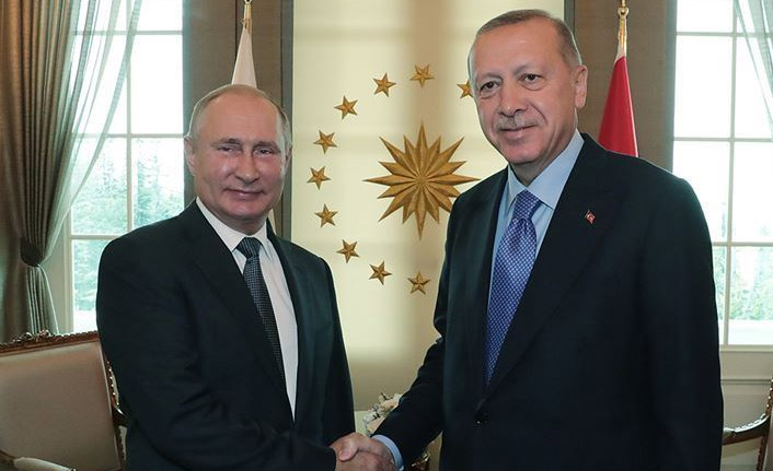 Cumhurbaşkanı Erdoğan ve Rusya Devlet Başkanı Putin görüştü