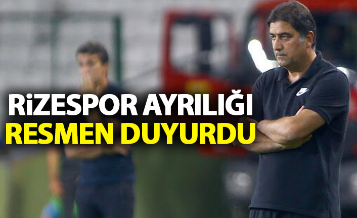 Rizespor, Ünal Karaman ayrılığını açıkladı