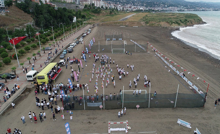 Trabzon'da plaj ve su sporları sahalarının açılış yapıldı