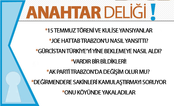 Anahtar Deliği 16.07.2020