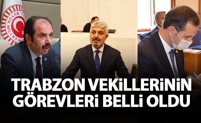 Trabzon Milletvekillerine kritik görevler