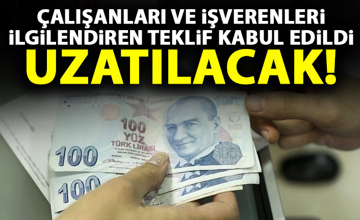 İşverenleri ve çalışanları ilgilendiren karar! Uzatıldı