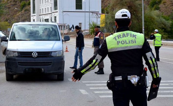 Gümüşhane'de trafik denetimleri