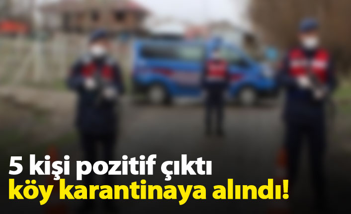 Gümüşhane'de köye karantina!