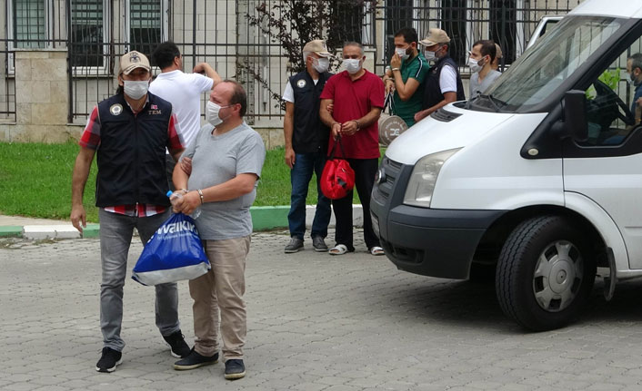 Samsun'da FETÖ operasyonu: 11 şahıs adliyede