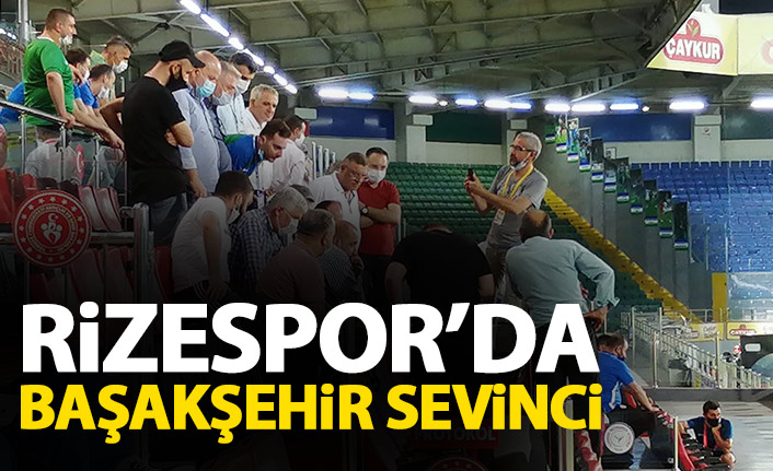 Rizespor'da Başakşehir sevinci