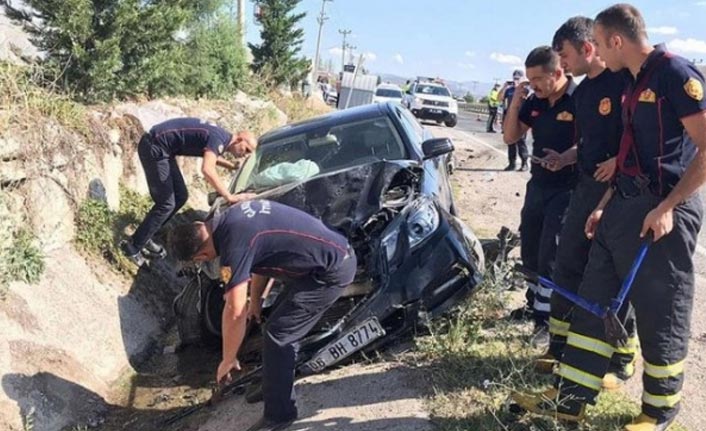 Sinop Valisi Karaömeroğlu kaza geçirdi