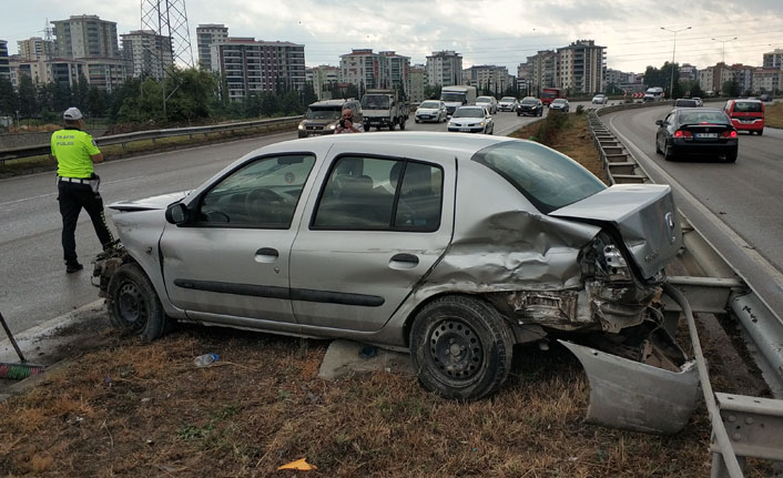 Samsun'da trafik kazası