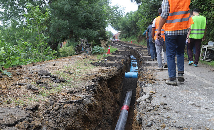 Beşikdüzü'nde 3 mahallenin su sorunu çözülüyor