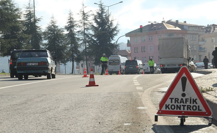 Ordu'da trafik denetimleri