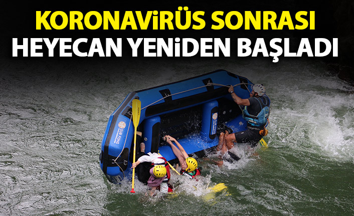 Fırtına Deresi'nde rafting heyecanı