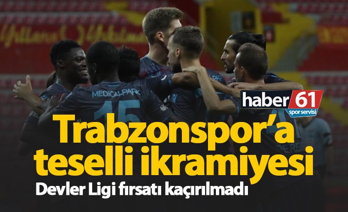 Trabzonspor ligi ikinci tamamladı